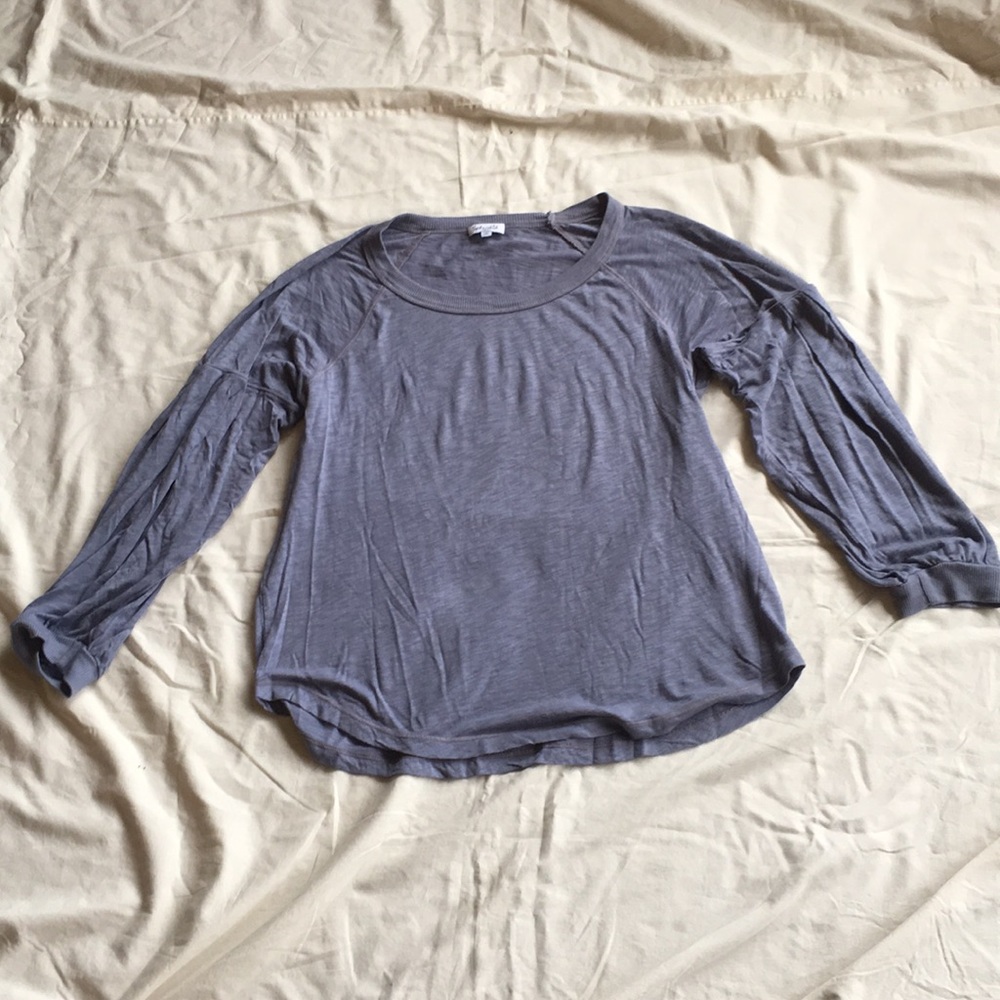 Splendid blue raglan sleeves T